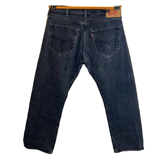 Denim black jeans with front stripes - Picture 2 of 2